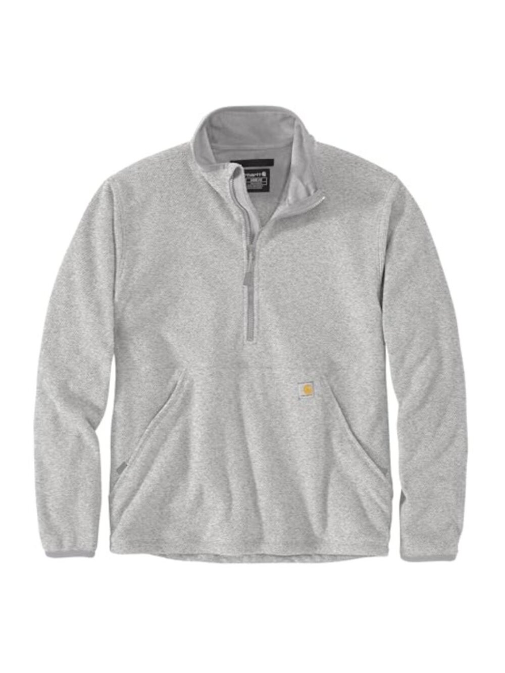 Half-Zip Mock Neck Relaxed Fit Fleece Pullover Sweatshirt